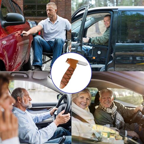 DAORFAA 2 Pack Car Door Handle for Elderly Car Handle Assist Portable Vehicle Support Handle for Easy Sit to Stand Assistance Car Door Latch Handle in Saudi Arabia
