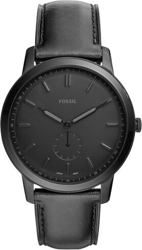 Fossil Men's Minimalist Three-Hand Brown Leather Watch in Kuwait