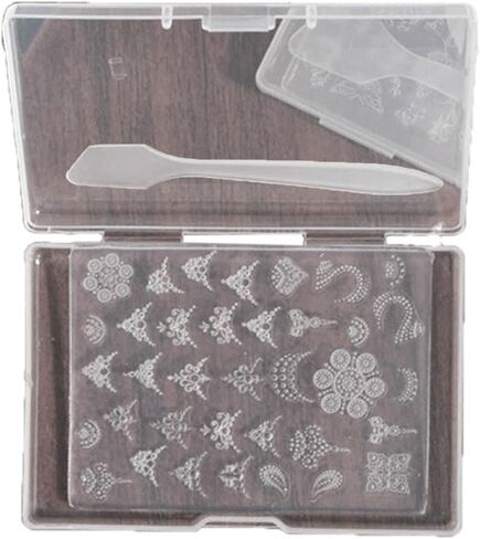 3D Nail Art Mold with Variety of Patterns Template Mold Epoxy Resin Mold DIY Crafts Party Home Decor in Saudi Arabia