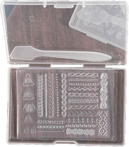 3D Nail Art Mold with Variety of Patterns Template Mold Epoxy Resin Mold DIY Crafts Party Home Decor in Saudi Arabia