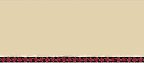 أوراق كبيرة! Buffalo Plaid Reindeer #10 Envelope ، 4.125 "× 9.5" ، 40 Count (2019100) in Kuwait