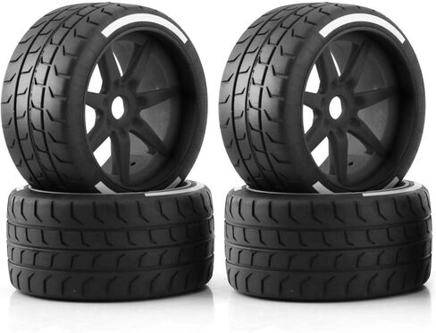 1/7 مقياس الإطارات RC والعجلات البلاستيكية مجموعة ، 7 مم أجزاء ترقية عجلة السداسي لمدة 1: 7 ARRMA جناية FSR RC شاحنة سيارة (أخضر) in Kuwait