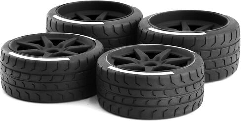 1/7 مقياس الإطارات RC والعجلات البلاستيكية مجموعة ، 7 مم أجزاء ترقية عجلة السداسي لمدة 1: 7 ARRMA جناية FSR RC شاحنة سيارة (أخضر) in Kuwait