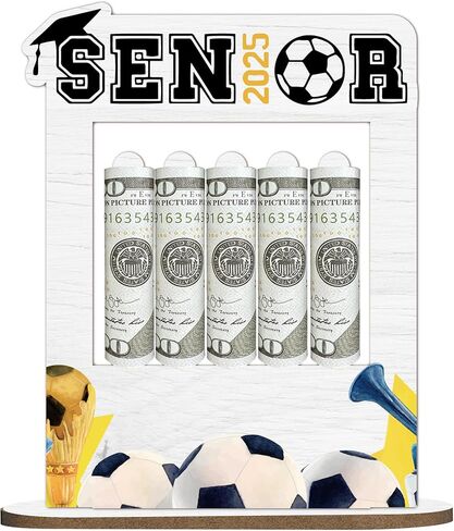 2025 إطار حامل أموال هدايا التخرج ، فئة 2025 خريج الأوراق النقدية ، هدايا مالية خشبية مخصصة له هدايا المدرسة الثانوية لها ، ديكور التخرج-A05 in Kuwait