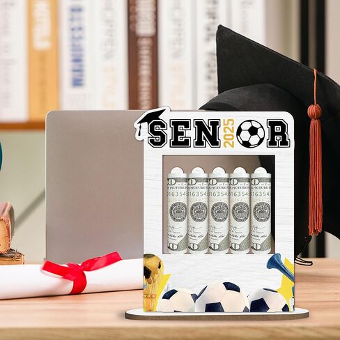 2025 إطار حامل أموال هدايا التخرج ، فئة 2025 خريج الأوراق النقدية ، هدايا مالية خشبية مخصصة له هدايا المدرسة الثانوية لها ، ديكور التخرج-A05 in Kuwait