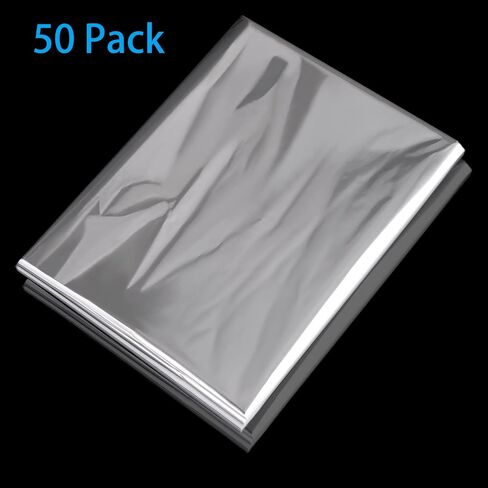 Awpeye Cellophane Bags 50 Pack, Cellophane Gift Bags, Cellophane Wide Clear Bags For Mugs, Wine Bottles And Small Baskets 2 Mil Thick in Saudi Arabia