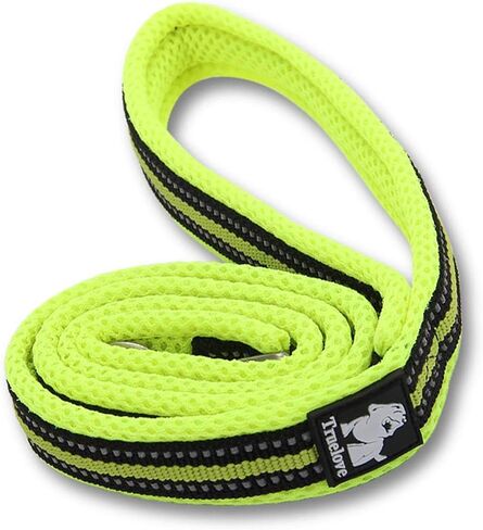 WINHYEPET True Love Dog Leash Nylon Sandwich Fabric Comfort Reflective Safety Washable Dogs Belt Suitable for All Kinds of Dog Breeds Length 200cm Can be Used Together with Harness TLL2112(Red,S) in Saudi Arabia