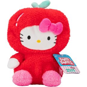 BumBumz 7.5-inch Hello Kitty FruitBumz Plush - Sanrio Hello Kitty Dressed as a Strawberry Collectible Toy - from The Makers of Original Squishmallows