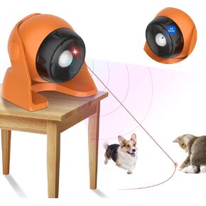 لعبة ليزر CAT المنشطة الحركة ، ألعاب القط التفاعلية للقطط/القطط/الكلاب الداخلية بالملل ، ألعاب القطط الليزر التلقائية القابلة لإعادة الشحن