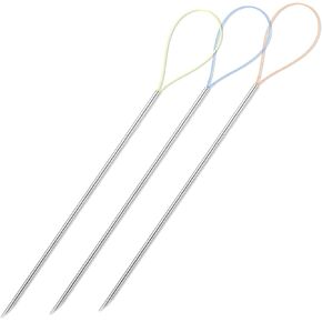 3pcs Snag Nab It Tool Snag Repair Tool Snag Repair Needle Thread SnagMagic Needle Tool Leather Craft Sewing Needles Broken Thread Repair Tools for Hand Quilting Needs Sewing Knitting Embroidery