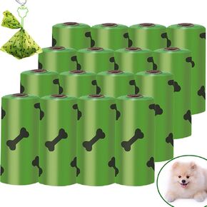 240 COUNT 13 "× 9" أكياس نفايات الكلاب ، حقائب قابلة للتسرب 100 ٪ من الكلاب للكلاب Cat Cat Pet ، Green Doggie Cats Fasts ، حقائب القمامة للحيوانات الأليفة الكلب ، مستلزمات الحيوانات الأليفة للكلاب والقطط