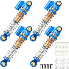 SCX24 صدمات 48 مم صدمات ضغط مرحلة مزدوجة الامتصاص مع الينابيع ل SCX24 المحوري FMS FCX24M ترقيات 1/24 RC Crawler