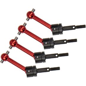 RC Alloy TT-02 CVD Drive رمح مفصل DOGBONE CVD DRIVDWER متوافق مع Tamiya TT01 TT02B TT02 DT02 1/10 على الطريق جولة رالي سباق التجول في الشارع قطع الغيار 4 مساءً (الأزرق)
