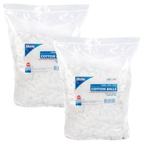 Dukal 801 Cotton Balls, Non Sterile, Medium, White (Pack of 4000)