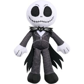Just Play Disney Tim Burton's The Nightmare Before Christmas Small Plush Jack Skellington, Kids Toys for Ages 3 Up