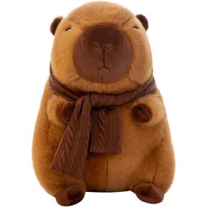 لطيف Capybara Plush ، 9.84 بوصة الوردي capybara حيوان محشو مع مواهب ساحة السباحة قابلة للإزالة كاواي كابيبارا سادة الهدايا للبنين الفتيات