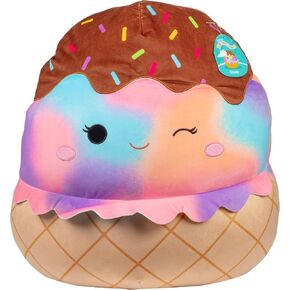 Squishmallows Original 20-Inch Jumbo Glady the Rainbow Ice Cream - Official Jazwares Pillow Plush - Collectible Soft & Squishy Food Stuffed Animal Toy - Add to Your Squad - Gift for Kids, Girls & Boys