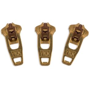 مجموعة إصلاح السوستة - ykk #4.5 sliders bants zipper - 3 sliders لكل عبوة - مصنوعة في الولايات المتحدة