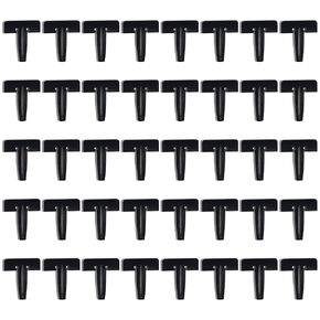 Benecreat 40pcs دبابيس Dowel Acrylic Honeycomb ، دبابيس قطع بالليزر ، أسود ، 22 مم × 24.5 مم ، 0.86 بوصة