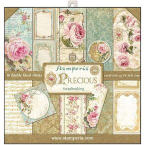 Stamperia International KFT Paper Pad 10 Hights-Side-Side Gift ، متعدد الألوان ، 30.5 × 30.5