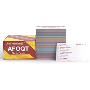 بطاقات دراسة AFOQT 2025-2026: اختبار AFOQT الإعدادية وممارسة الأسئلة لاختبار تأهيل ضابط سلاح الجو [بطاقات الألوان الكاملة]