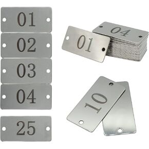 مستطيلات Staymax Stainless Steel Rectangle مع اثنين من الثقوب 1 بوصة × 2 بوصة (26-50)