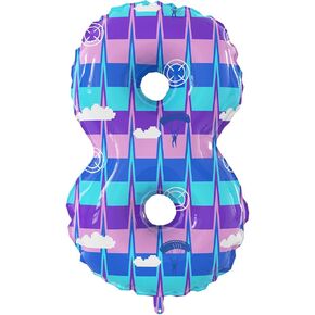 40 بوصة كبيرة رقم 9 رقائق البالونات فيديو لعبة الموضوع رقم 7-11 بالونات Piñata Gaming Party Kids Battle Boys Happy Birthdy Party Decorations
