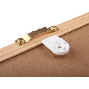 30 Pack Picture Hangers Kit with Screws, Sawtooth Hangers and Invisible Nail Hangers Set for Hanging Canvas Photos Frame Clock Paintings Artwork