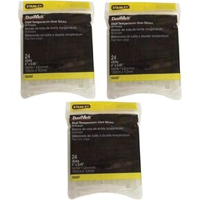 Stanley GS20DT عصي غراء مزدوجة 4 بوصة ، 24 عبوة ، 3 عبوة