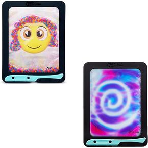 Sky Castle Doodlejamz Jellyboards (Blue/Pink) + Doodlejamz Jellypics (Blue/Pink/Orange) - وسادات الرسم الحسية مملوءة بالخرز غير السام والهلام