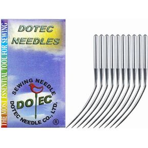 Blooy-20pcs Dotec LWX6T Curve Needle (LWX2T ، 29BL ، SY7395) FIT CONSEW 75T ، CM-101 ، CM-364 ، Brother CM3-B933 Machines Strable Stible Shicines (Size 16 (100))
