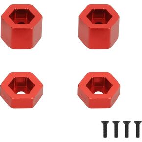 Rcawd عجلة Hex Hub Ax31516 لـ 1/18 محوري yeti jr can-am maverick parts red