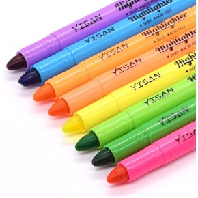 yisan bible heightlights no bleed ، heightlights gel ، heightlights dry ، fens crayon marker for bible study journaling ، accessories inbil
