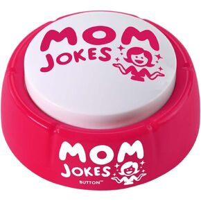 Talkie Toys Products Mom النكات الزر | 40 مضحك أمي النكات | هدية زر الحديث في نهاية المطاف للأمهات