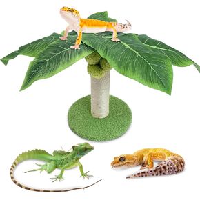 Pinvnby زواحف زواحف مزيفة Terrarium جوز الهند ديكور الموائل البرمائي