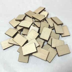 50 PCS Blank Mini Books ، Book Tiny Wooden for Whipenture Bookshelf ، كتب مصغرة للحرف اليدوية ، وملحقات Dollhouse المصغرة ، وإنشاء مشاريع الكتب الصغيرة الخاصة بك