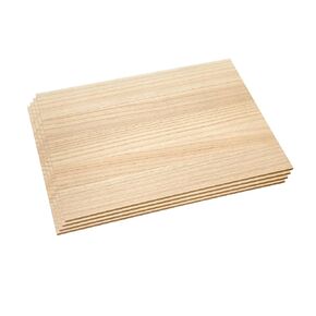 4 صفائح MDF قشرة قشرة 15 "x20" -1/4 بوصة السمك ألواح الخشب MDF لوحات خشبية على الوجهين لحرف DIY