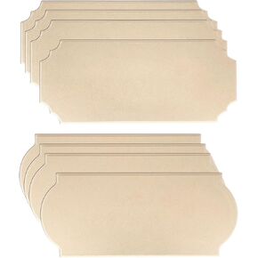 8 حزمة اللوحات الخشبية غير المكتملة 6 "x14" -0.25 بوصة سميكة من خشب MDF لحرق الحرف DIY