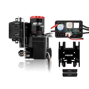 ترقية المحرك ناقل حركة سرعتين مع هواية quicrun wp mini24 التحرير والسرد الخارجي 3500kV محرك بدون فرش وسرد كومبو ESC مع ناقل الحركة ، لوحة جانبية ، لترقيات TRX4M 1/18 RC Crawler