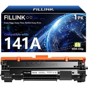 141A for HP 141A 141X W1410A W1410X Toner Cartridge Works with HP Laserjet M110w MFP M139w M140w Printer High Yield(1 Black with Chip)