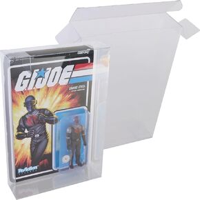 حالة حماية الرقم الإجراءات لـ 3.75 "Carded New & Vintage Star Wars أو GI Joe Retail Box Display (10 حزمة)