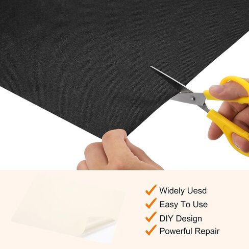 Repair Patches Repair Tape Self-Adhesive DIY Repair Patch Canvas Gear Patch for Sofa, Furniture, Chair, Clothing,Tents,9x22 Inch,Dark Beige,2 pcs in Kuwait