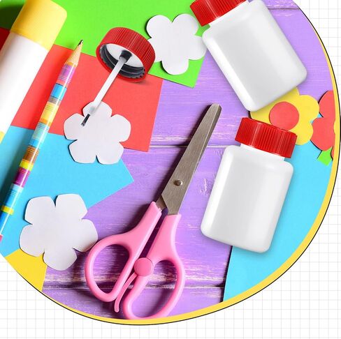 12 Set 2.7 oz Glue Bottles with Brushes Contains 80ml Glue Classroom Supplies for Arts Crafts Projects in Saudi Arabia