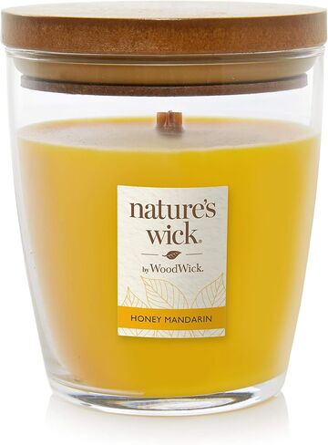 Nature's Wick Tobacco Bark Scented Candle, 10 ounces in Saudi Arabia