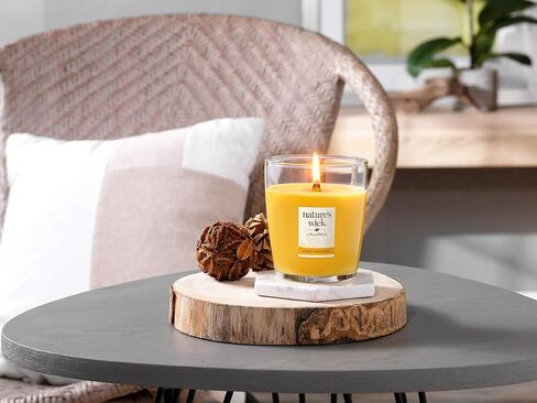 Nature's Wick Tobacco Bark Scented Candle, 10 ounces in Saudi Arabia