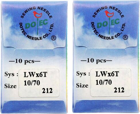 Blooy-20pcs Dotec LWX6T Curve Needle (LWX2T ، 29BL ، SY7395) FIT CONSEW 75T ، CM-101 ، CM-364 ، Brother CM3-B933 Machines Strable Stible Shicines (Size 16 (100)) in Kuwait