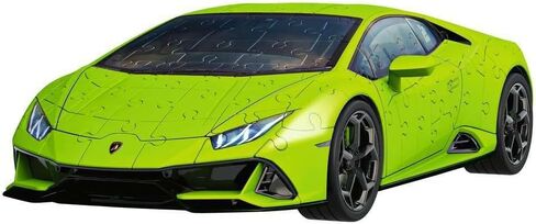 Ravensburger Lamborghini Huracán EVO Verde | 108 Piece 3D Jigsaw Puzzle | Perfect for Kids and Adults | Easy Click Technology for Ideal Fit | Durable Display Piece in Saudi Arabia