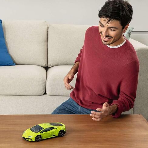 Ravensburger Lamborghini Huracán EVO Verde | 108 Piece 3D Jigsaw Puzzle | Perfect for Kids and Adults | Easy Click Technology for Ideal Fit | Durable Display Piece in Saudi Arabia