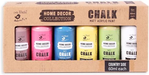 Little Birdie- Chalk Paint Set, Bright Shades, 6pc in Saudi Arabia