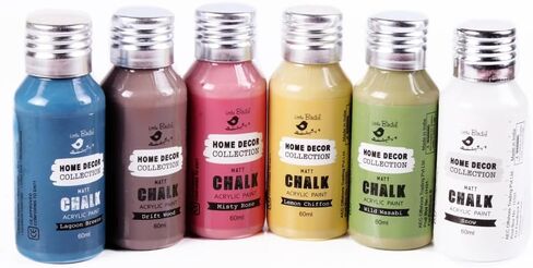 Little Birdie- Chalk Paint Set, Bright Shades, 6pc in Saudi Arabia